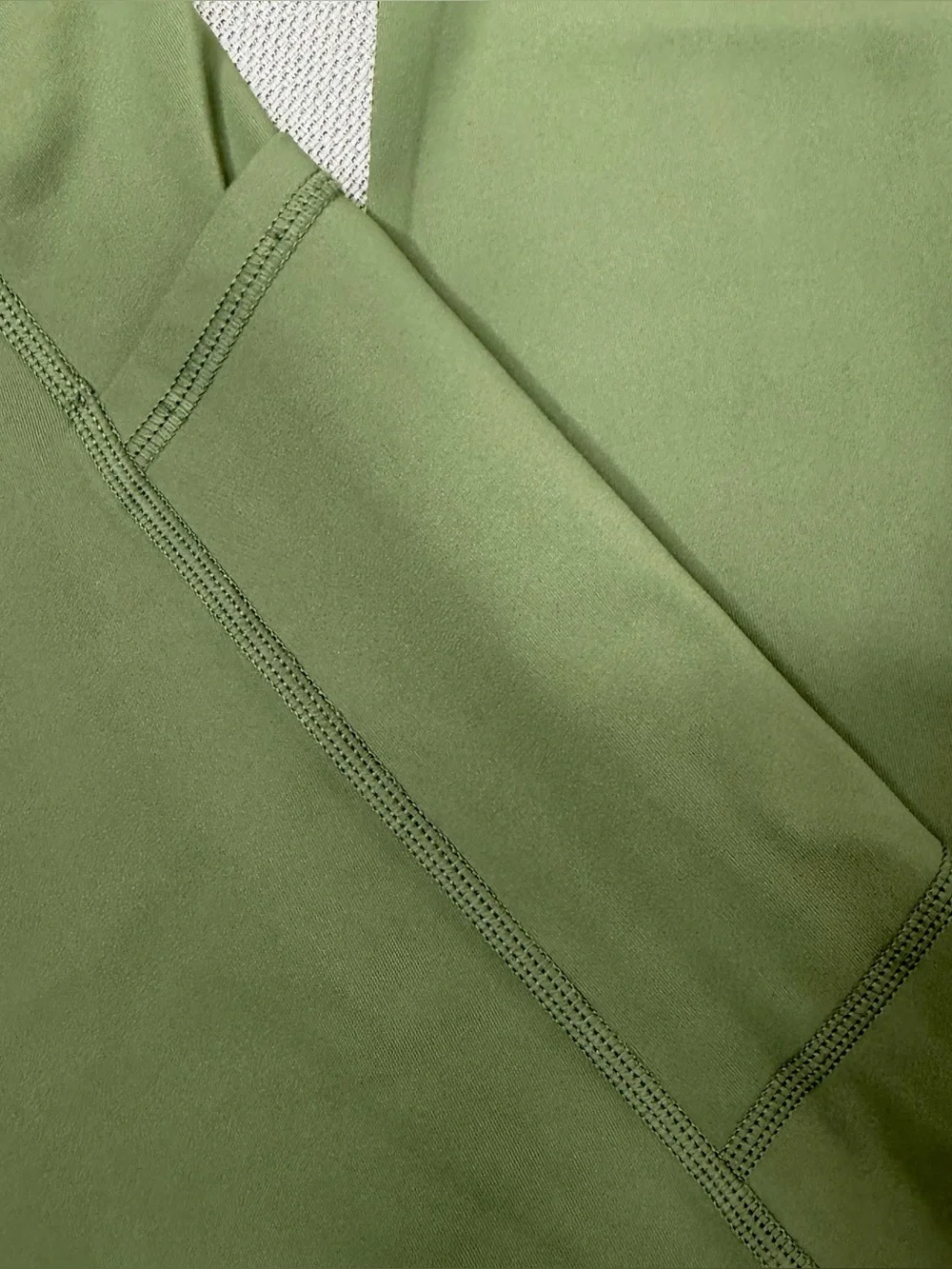 Aerie Offline Leggings Green High Waisted Pockets Drawstring Athleisure Large